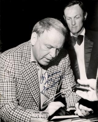 Lot #1055 Frank Sinatra Signed Photograph