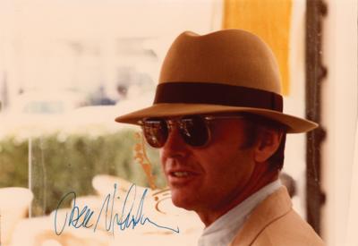 Lot #1034 Jack Nicholson Signed Photograph