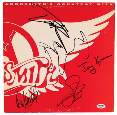 Lot #840 Aerosmith Signed Album - Greatest Hits
