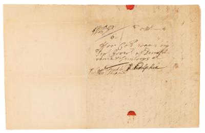 Lot #180 William Penn Autograph Letter Signed to His Deputy Governor in America: "Without resolution, as well as meekness & Patience, there is no Governing" - Image 4