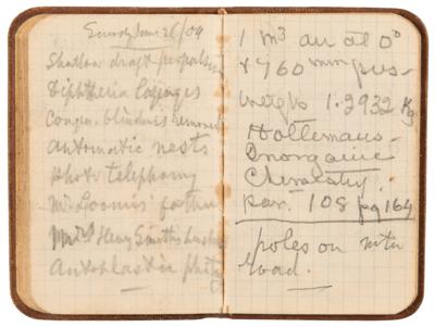 Lot #232 Alexander Graham Bell Signed Check, Handwritten Notebook, and Ephemera - Image 2