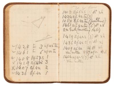 Lot #232 Alexander Graham Bell Signed Check, Handwritten Notebook, and Ephemera - Image 4
