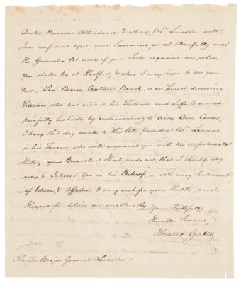 Lot #385 Revolutionary War: Letters on the Fall (1779) and Evacuation (1782) of Charleston by Gen. Gates and Col. Simons - Image 3