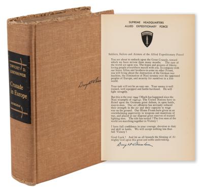 Lot #49 Dwight D. Eisenhower Signed Limited Edition Book - Crusade in Europe - Image 1
