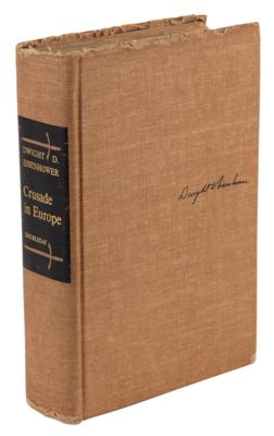 Lot #49 Dwight D. Eisenhower Signed Limited Edition Book - Crusade in Europe - Image 3