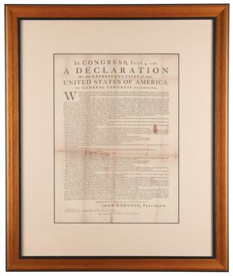 Lot #284 Declaration of Independence Print by R. R. Donnelley - Image 2