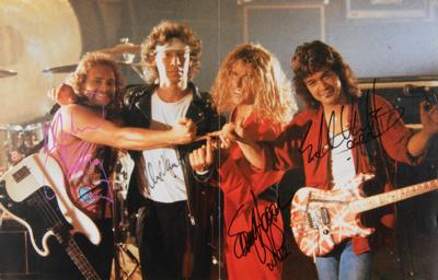 Lot #903 Van Halen Signed 1989 Japanese Tour