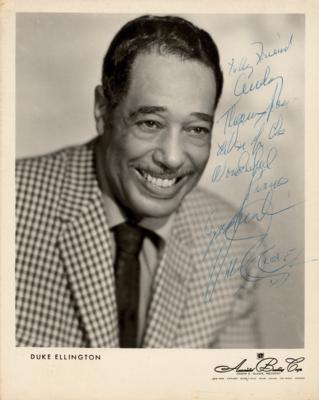 Lot #803 Duke Ellington Signed Photograph