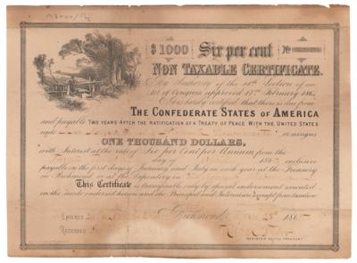 Lot #409 Confederate Document Falsified by a Union Soldier (1865) - Image 1