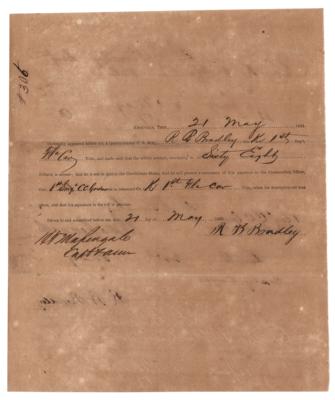 Lot #410 Confederate States Army Pay Voucher (1863) - Image 2