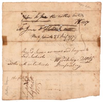 Lot #389 Anthony Wayne and Henry Knox Autograph Endorsements Signed (1777) - Image 2