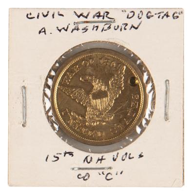 Lot #472 Civil War 'Dog Tag' from a Union Soldier - Image 1