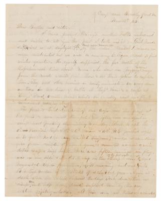 Lot #436 Union Soldier's Letter on the Second