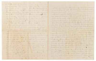 Lot #436 Union Soldier's Letter on the Second Battle of Rappahannock Station - Image 2