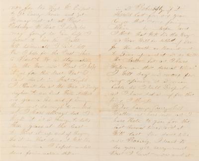 Lot #400 Union Soldier's Letter with Battlefield Flower from the First Battle of Bull Run - Image 3