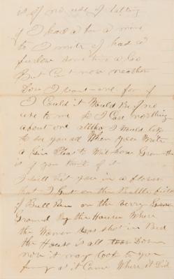 Lot #400 Union Soldier's Letter with Battlefield Flower from the First Battle of Bull Run - Image 4
