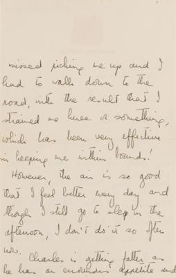 Lot #207 Queen Elizabeth II Autograph Letter Signed, Updating Her Midwife on the Health of Her Babies: Prince Charles and Princess Anne - Image 3