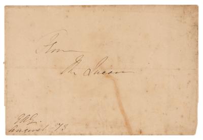 Lot #350 Queen Victoria (3) Items - ALS, Mailing Envelope, and Funeral Notice - Image 4