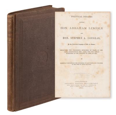 Lot #113 Lincoln-Douglas Debates (First Edition,
