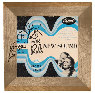Lot #885 Les Paul Signed Album - Les Paul's New