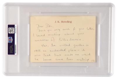 Lot #700 J. K. Rowling Autograph Letter Signed - Image 2