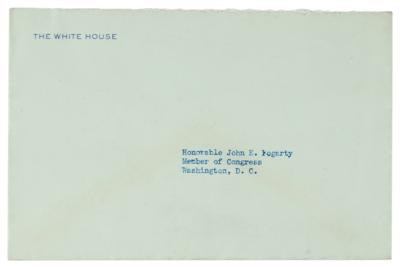 Lot #47 Franklin D. Roosevelt Typed Letter Signed as President, Declining a Congressman's Request to Enlist - Image 2