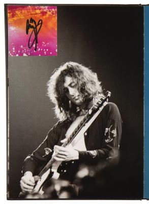 Lot #874 Led Zeppelin: Page, Plant, and Jones Signed Book - Image 3