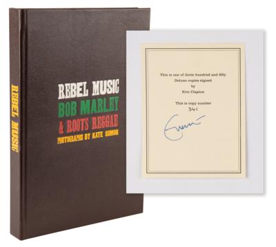 Lot #851 Eric Clapton Signed Book - Rebel Music