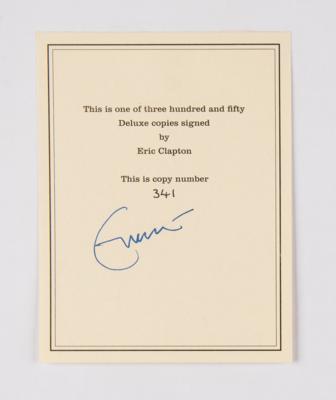 Lot #851 Eric Clapton Signed Book - Rebel Music (Ltd. Ed.) - Image 2