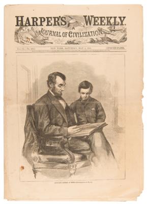 Lot #111 Abraham Lincoln: Harper's Weekly from May 6, 1865 - Image 1