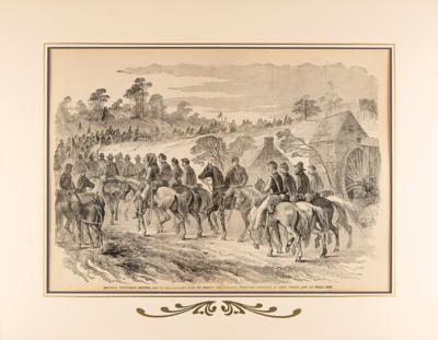 Lot #521 Hugh Judson Kilpatrick Engraving: 'Setting Out on His Cavalry Raid' - Image 2