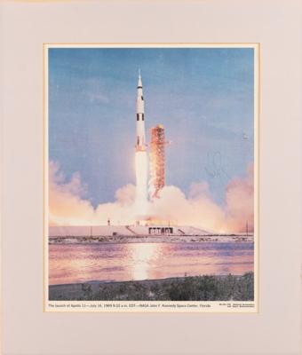 Lot #615 Neil Armstrong Signed Photograph of the Apollo 11 Launch - Image 2