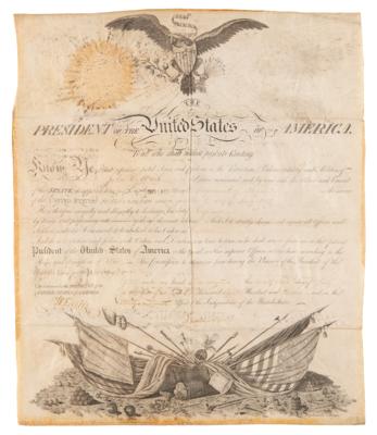 Lot #116 James Madison Document Signed as President - Image 2