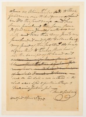 Lot #172 Constitution of the United States Complete Set of Signers (40) with Founding Fathers George Washington, Benjamin Franklin, Alexander Hamilton, and James Madison - Image 46