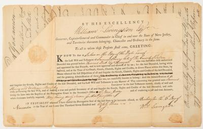 Lot #172 Constitution of the United States Complete Set of Signers (40) with Founding Fathers George Washington, Benjamin Franklin, Alexander Hamilton, and James Madison - Image 62