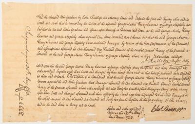 Lot #172 Constitution of the United States Complete Set of Signers (40) with Founding Fathers George Washington, Benjamin Franklin, Alexander Hamilton, and James Madison - Image 86