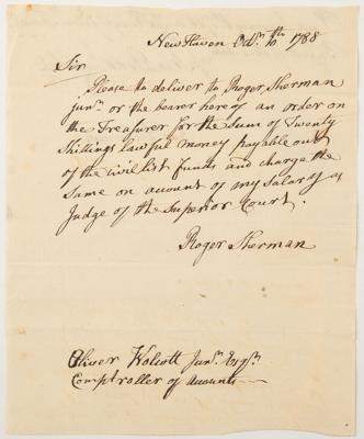 Lot #172 Constitution of the United States Complete Set of Signers (40) with Founding Fathers George Washington, Benjamin Franklin, Alexander Hamilton, and James Madison - Image 88
