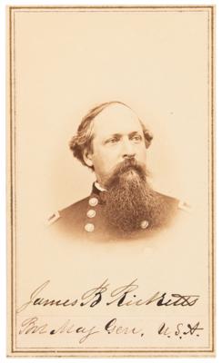 Lot #557 James B. Ricketts Signed Photograph - Union General Shot Four Times and Captured at the First Battle of Bull Run - Image 1