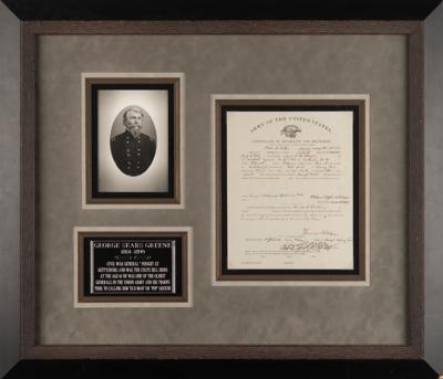 Lot #499 George S. Greene Civil War-Dated Document Signed - Disability Certificate - Image 1