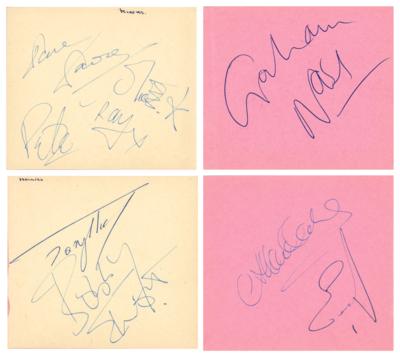 Lot #873 The Kinks and the Hollies Signatures