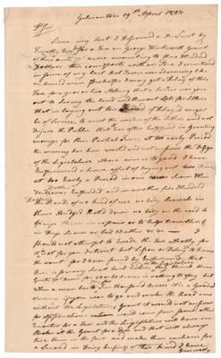Lot #463 Bunker Hill: Thomas Cogswell Autograph Letter Signed - Image 1