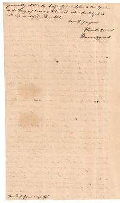 Lot #463 Bunker Hill: Thomas Cogswell Autograph Letter Signed - Image 2