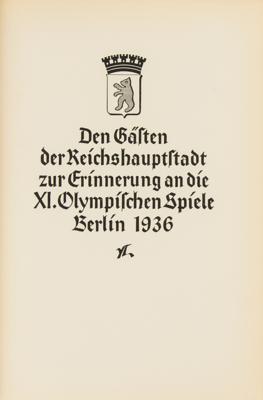 Lot #3245 German 1930s Olympic Books (3) - Image 2