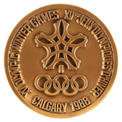 Lot #3145 Calgary 1988 Winter Olympics Collection of (24) Participation and Commemorative Medals - Image 3