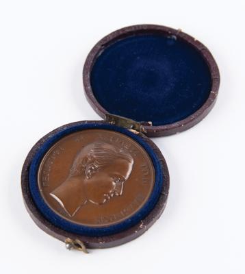 Lot #3041 Athens 1870 Zappas Olympics Bronze Winner's Medal in Original Box - Image 4