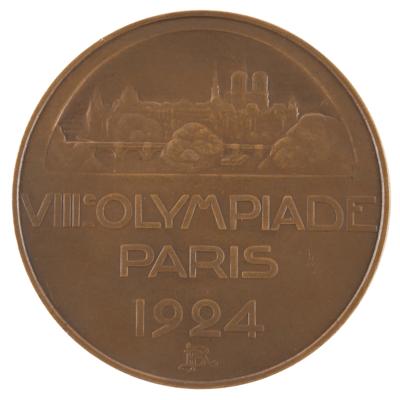 Lot #3124 Paris 1924 Summer Olympics Bronze Participation Medal - Image 2