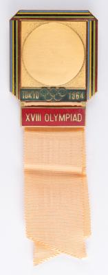 Lot #3196 Tokyo 1964 Summer Olympics Official Special Delegate's Badge - Image 1