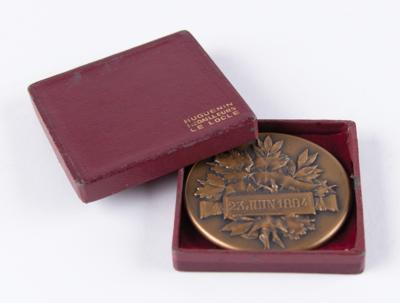 Lot #3297 Paris 1894 First Olympic Congress Bronze Commemorative Medal - Image 4