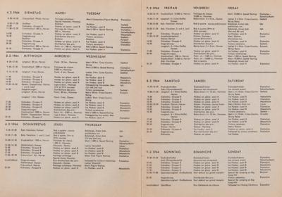 Lot #3256 Innsbruck 1964 Winter Olympics (11) Daily Programs - Image 4