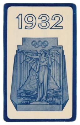 Lot #3274 Lake Placid 1932 Winter Olympics Celluloid Season Ticket (Grandstand) - Image 2